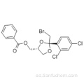 1,3-Dioxolane-4-metanol, 2- (bromometil) -2- (2,4-diclorofenil) -, 4-benzoato, (57188097,2R, 4R) -rel- CAS 61397-56-6